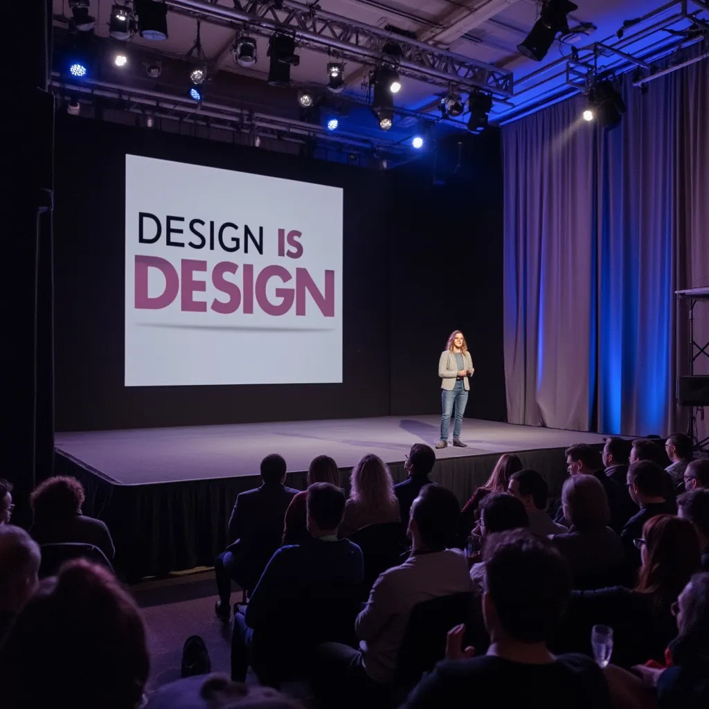 Presentación en evento de diseño argentino
